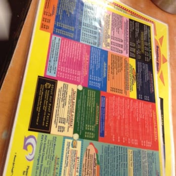 Chacho's - Sideways menu - Tex-Mex Near Me - Houston, Texas
