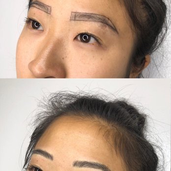 Brows By Lisa - Top - before, with guidance Bottom - after the microblading! - Permanent Makeup Near Me - San Francisco, California Brows By Lisa - Top - before, with guidance Bottom - after the microblading! - Permanent Makeup Near Me - San Francisco, California