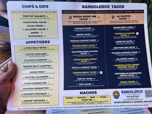 Menu photo 8 Bandoleros Tacos Wilton Manors, FL Menu photo 8 Bandoleros Tacos Wilton Manors, FL