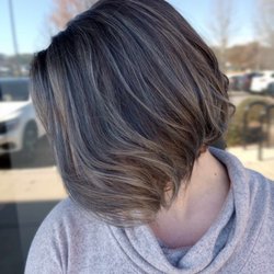Megan Pirrocco - Healthy Hair Specialist - Low lights to blend summer blonde and growing out a short cut
