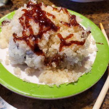 Sushi Choo Choo - This one is a volcano sushi - Sushi Bars Near Me - Houston, Texas