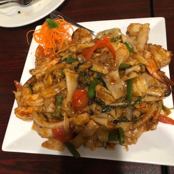Tim Thai Restaurant - Spicy Seafood Drunken Noodle - Thai Near Me - Westminster, Maryland