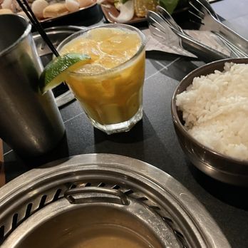 Soupleaf Hot Pot - Mango sticky rice mocktail - Hot Pot Near Me - Austin, Texas