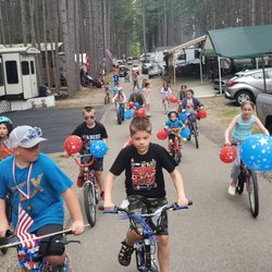 Kids Club activities every weekend including holiday bike parades.