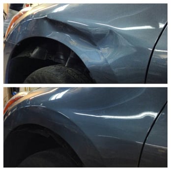 Seacoast Dent Repair - A recent repair on a Nissan Altima. We saved our customer over 300 dollars! - Auto Repair Near Me - Greenland , New Hampshire Seacoast Dent Repair - A recent repair on a Nissan Altima. We saved our customer over 300 dollars! - Auto Repair Near Me - Greenland , New Hampshire