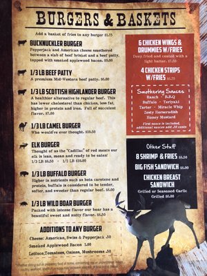 Menu photo 2 Bucknuckles Bar & Grill Alma, WI