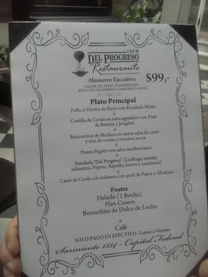 Menu photo 3 Club del Progreso Buenos Aires, C
