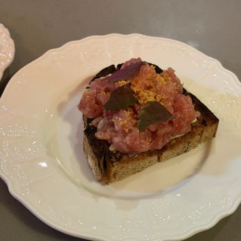 Present Tense - Tuna toast - Izakaya Near Me - Nashville, Tennessee Present Tense - Tuna toast - Izakaya Near Me - Nashville, Tennessee