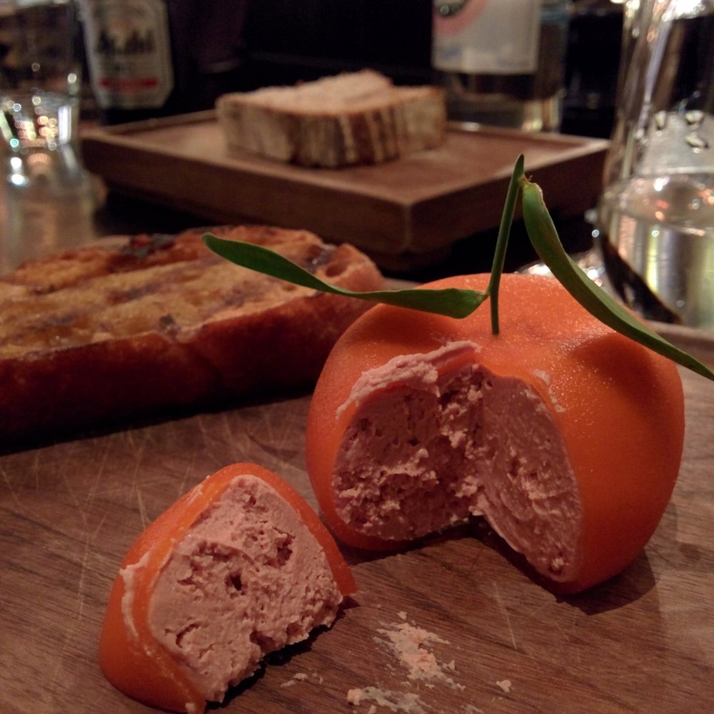 Dinner by Heston Blumenthal - Meat Fruit - British Near Me - London, XGL Dinner by Heston Blumenthal - Meat Fruit - British Near Me - London, XGL