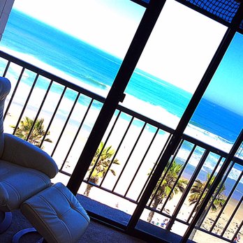 Capri By The Sea - View from inside the Master Bedroom. Which connects to the living room and has a view of the sea. The ocean is melodic falling asleep to. - Vacation Rentals Near Me - San Diego, California