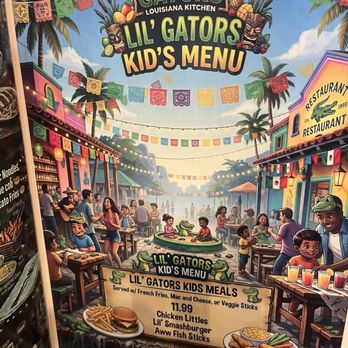 Gators Louisiana Kitchen - Kids menu - Cajun/Creole Near Me - Collinsville, Illinois