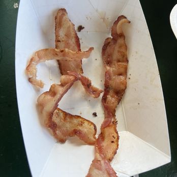 Maka's Korner - This was supposed to be crispy bacon! - Burgers Near Me - Kaunakakai, Hawaii