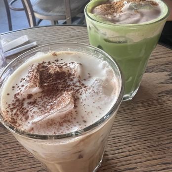 Fratelli Cafe - Iced horchata latte and Matcha latte - Coffee & Tea Near Me - Los Angeles, California Fratelli Cafe - Iced horchata latte and Matcha latte - Coffee & Tea Near Me - Los Angeles, California