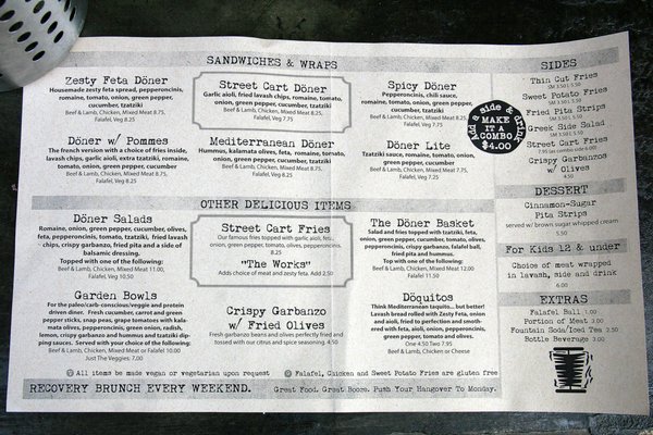 Menu photo 2 Spitz - Eagle Rock Los Angeles, CA