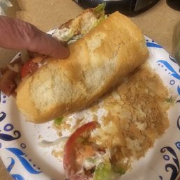 BLT on Flatbread. LOL! It wasn't Flatbread and it was hard bread. What a $20 waste. I ended up trashing it and put the items on my own bun. BLT on Flatbread. LOL! It wasn't Flatbread and it was hard bread. What a $20 waste. I ended up trashing it and put the items on my own bun.