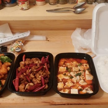 Jun Dynasty - Firecracker shrimp, chicken with cashews, mapo tofu, and a ton of rice. - Szechuan Near Me - Tucson, Arizona Jun Dynasty - Firecracker shrimp, chicken with cashews, mapo tofu, and a ton of rice. - Szechuan Near Me - Tucson, Arizona