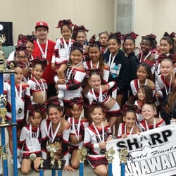 Hawaiian Heat Training Center - Sharp International Competition! All teams took 1st Place and the gym won Grand Champions!