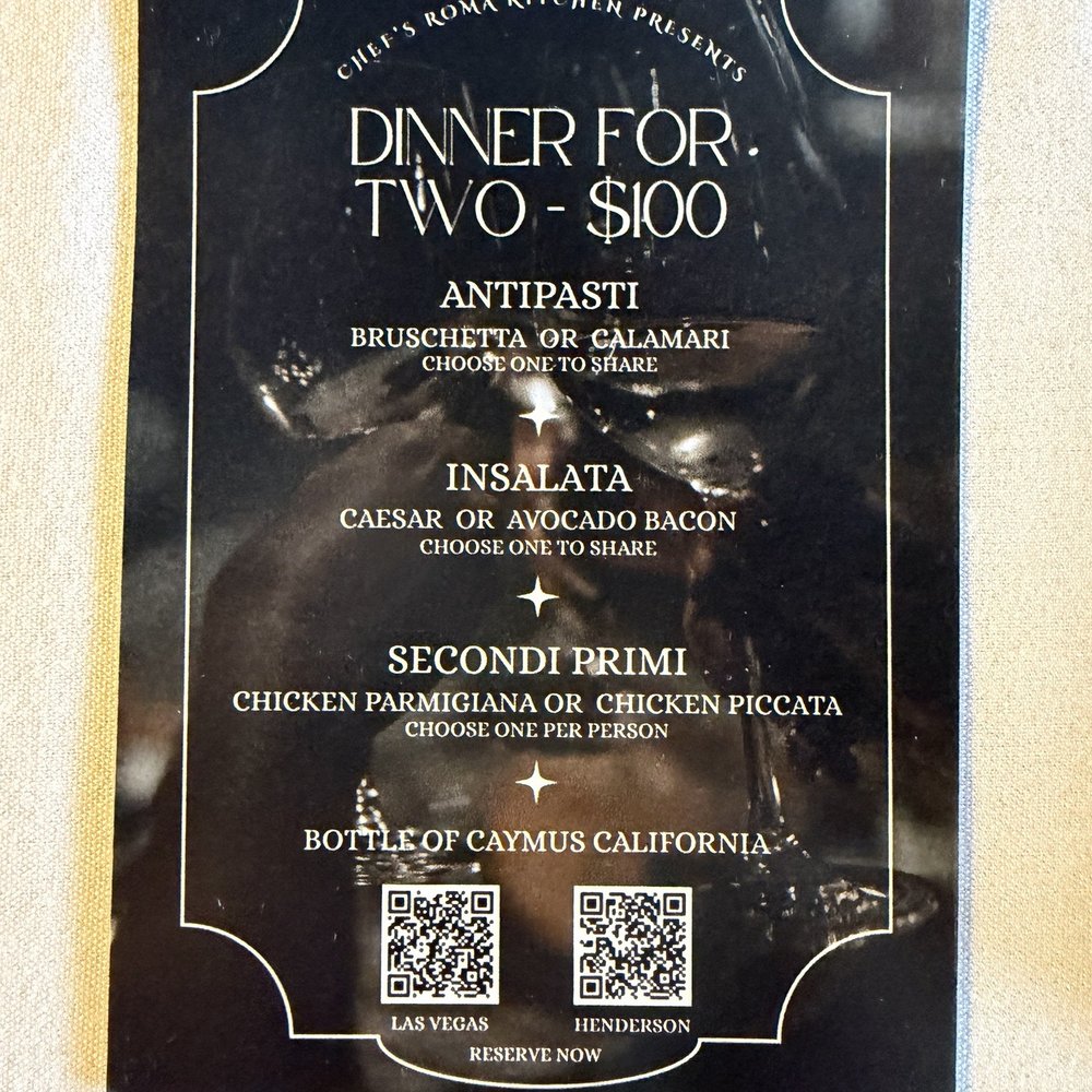$100 Caymus Wine Dinner for 2. $100 Caymus Wine Dinner for 2.