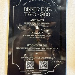 $100 Caymus Wine Dinner for 2. $100 Caymus Wine Dinner for 2.