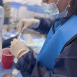 Evidentall - Dr Edna is always learning new innovative techniques for implant surgery