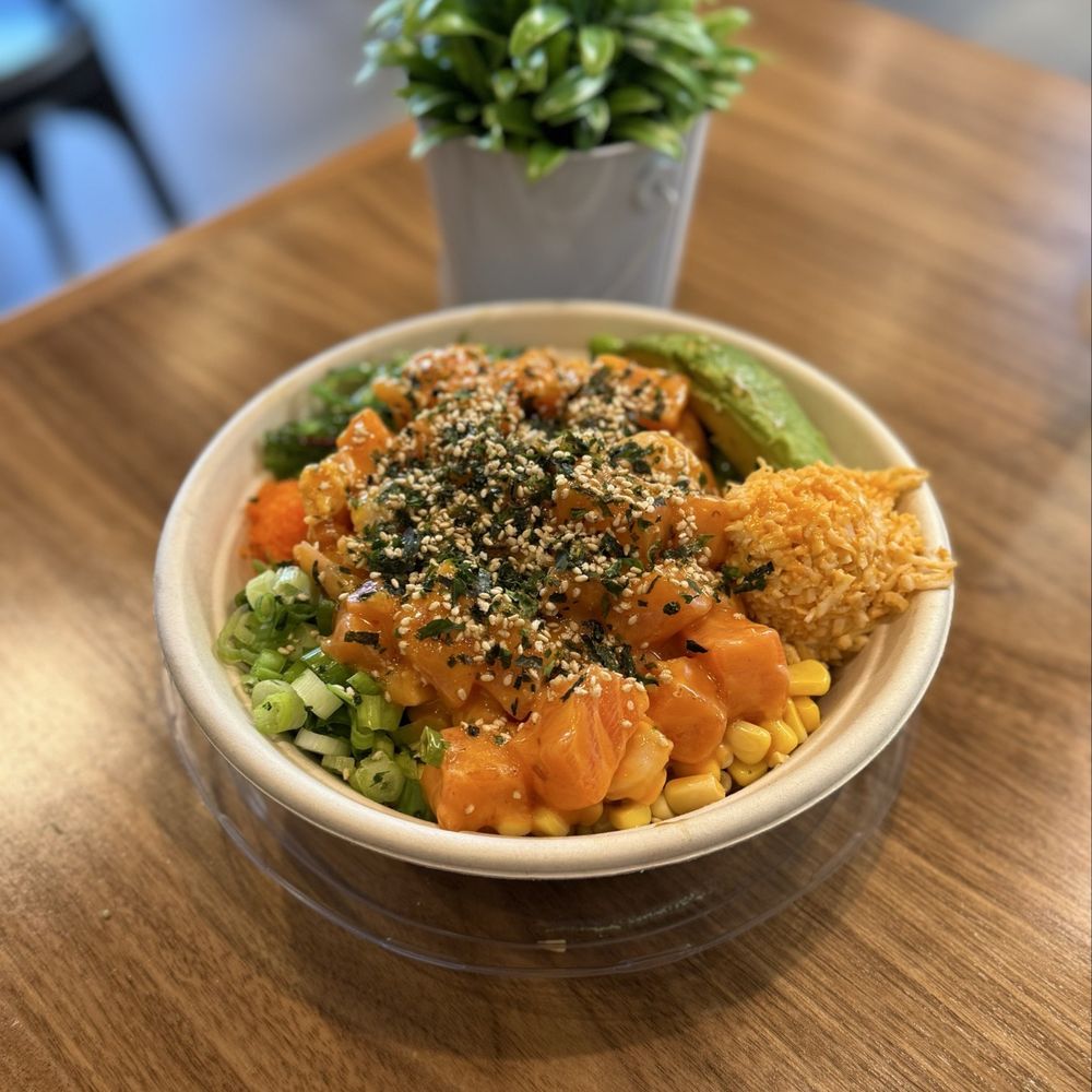 Oke Poke - Large Bowl with Trio Sauce, - Poke Near Me - Napa, California Oke Poke - Large Bowl with Trio Sauce, - Poke Near Me - Napa, California