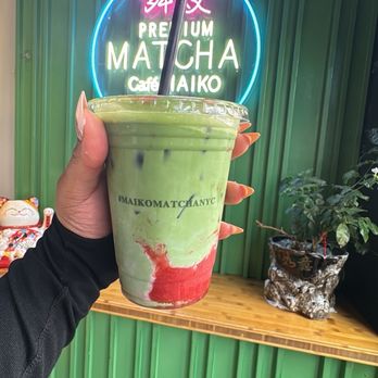 Matcha Cafe Maiko - Strawberry Matcha Latte - Coffee & Tea Near Me - New York, New York Matcha Cafe Maiko - Strawberry Matcha Latte - Coffee & Tea Near Me - New York, New York