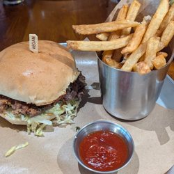 Beertown London - Plant-based Standard Burger with Russet Fries
