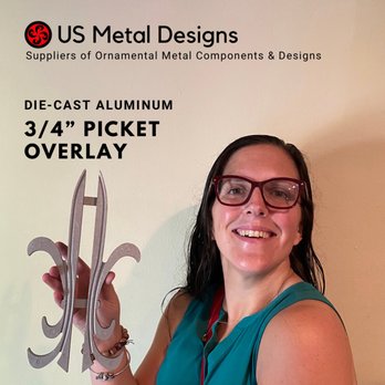 US Metal Designs - Cast Aluminum Picket Overlay - Metal Fabricators Near Me - Linden, New Jersey US Metal Designs - Cast Aluminum Picket Overlay - Metal Fabricators Near Me - Linden, New Jersey