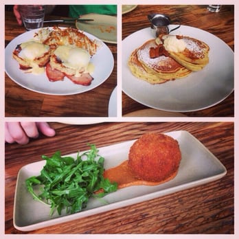 The Table - Eggs Benny, lemon ricotta pancakes, egg thing - New American Near Me - San Jose, California