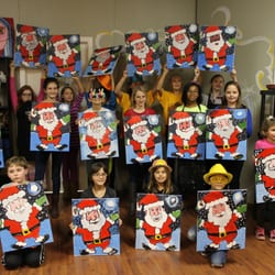 Wine & Design - Kids' painting party December 2015