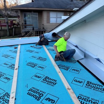Sam Michael's Roofing & Construction - Our crew at work in Willis, TX prepping this home for a brand new, premium metal roof! Quality prep work ensures a lifetime of protection. - Roofing Near Me - Willis, Texas Sam Michael's Roofing & Construction - Our crew at work in Willis, TX prepping this home for a brand new, premium metal roof! Quality prep work ensures a lifetime of protection. - Roofing Near Me - Willis, Texas