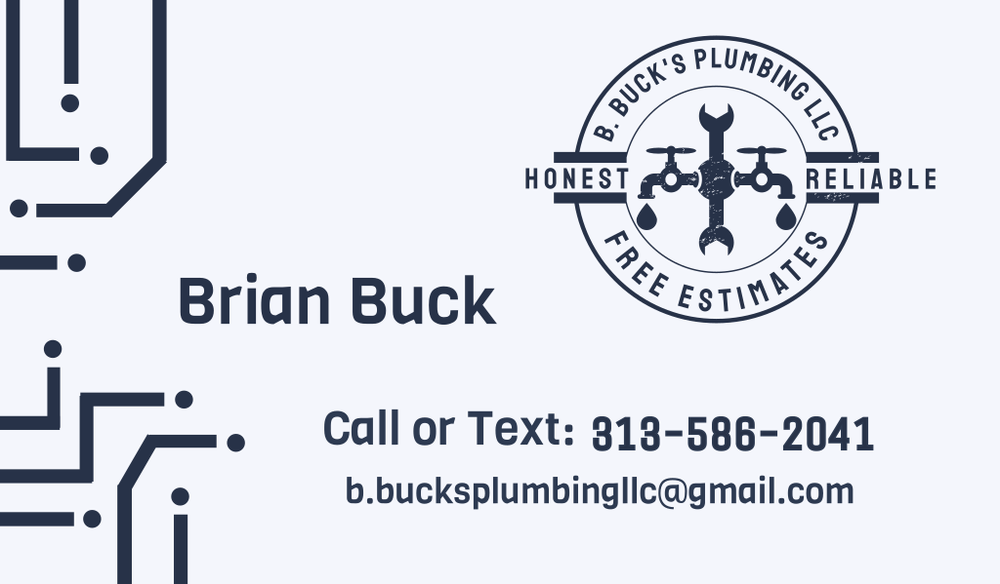 Slide of B. Buck's Plumbing