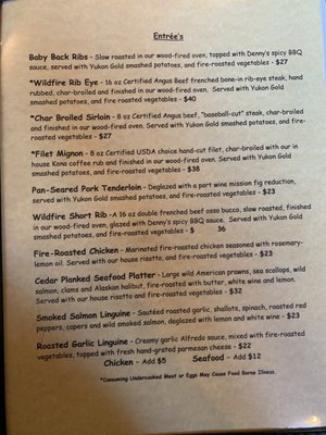 Menu photo 4 929 Woodfire Grill Port Angeles, WA