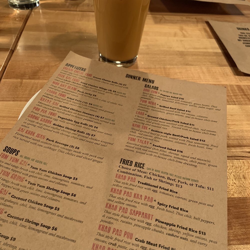 Mint Thai Kitchen - Thai tea and some of the menu - Thai Near Me - Houston, Texas Mint Thai Kitchen - Thai tea and some of the menu - Thai Near Me - Houston, Texas