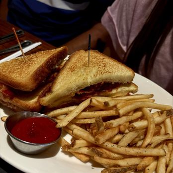 Cap City Fine Diner and Bar - Triple Decker Grilled Cheese - Diners Near Me - Columbus, Ohio Cap City Fine Diner and Bar - Triple Decker Grilled Cheese - Diners Near Me - Columbus, Ohio