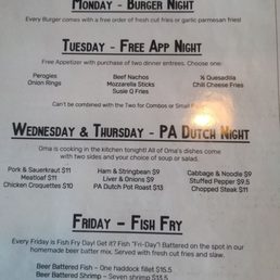 Weekly Specials Weekly Specials