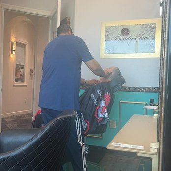 Trendy Chic Styles Salon - In the chair for a good razor job! - Hair Stylists Near Me - National City, California Trendy Chic Styles Salon - In the chair for a good razor job! - Hair Stylists Near Me - National City, California