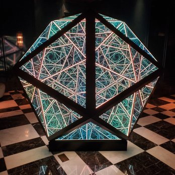 Ospero - Art in the lobby - Italian Near Me - West Hollywood, California