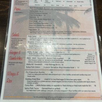 Hukilau - Menu - Hawaiian Near Me - San Jose, California Hukilau - Menu - Hawaiian Near Me - San Jose, California