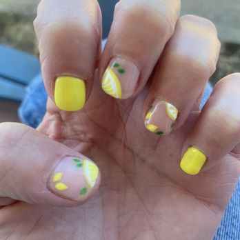 Oasis Nail Bar - Nail art lemon design - Nail Salons Near Me - Carmel-by-the-Sea, California Oasis Nail Bar - Nail art lemon design - Nail Salons Near Me - Carmel-by-the-Sea, California