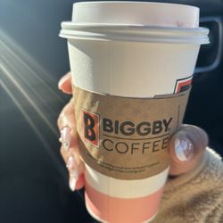 BIGGBY COFFEE - Teddy bear latte hot
