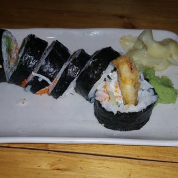 Sushi Yama - Horribly presented Super Kalamary roll. I could roll a better roll at home! Not worth $5. - Japanese Near Me - Vancouver, British Columbia Sushi Yama - Horribly presented Super Kalamary roll. I could roll a better roll at home! Not worth $5. - Japanese Near Me - Vancouver, British Columbia