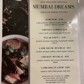 Mumbai Dreams - Non veg special menu - Indian Near Me - Nyack, New York Mumbai Dreams - Non veg special menu - Indian Near Me - Nyack, New York