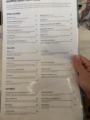 Menu photo 3 Doppio Zero Campbell Campbell, CA