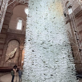 Marseille Free Walking Tour - Crystal art display inside the Cathédrale La Major - Walking Tours Near Me - Marseille, 13