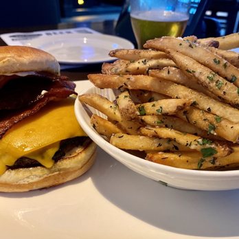 Yard House - BBQ Bacon Cheddar Burger - New American Near Me - San Antonio, Texas Yard House - BBQ Bacon Cheddar Burger - New American Near Me - San Antonio, Texas