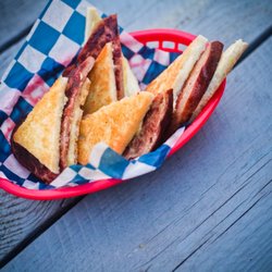 Communion - Fried Fleishkäse Sliders, aka German Bologna