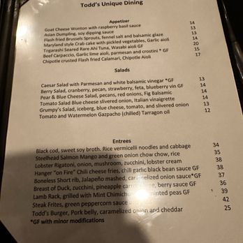 Todd's Unique Dining - Menu - Seafood Near Me - Henderson, Nevada Todd's Unique Dining - Menu - Seafood Near Me - Henderson, Nevada