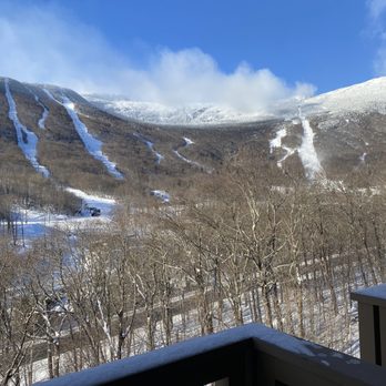 The Lodge at Spruce Peak - View from balcony - Ski Resorts Near Me - Stowe, Vermont The Lodge at Spruce Peak - View from balcony - Ski Resorts Near Me - Stowe, Vermont