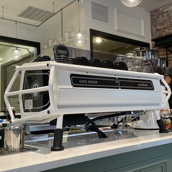 Cycle Town Coffee Roasters - Super cool espresso machine - Coffee & Tea Near Me - Portland, Oregon
